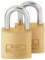 Produktbild: Burg Wächter Duo 222 20 SB Vorhängeschloss-Set, Messing (29911)