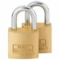 Produktbild: Burg Wächter Vorhangschloss Set Duo 222 20 SB Vorhängeschlösser gleichschließend