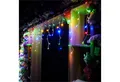 Produktbild: Salcar LED-Lichtervorhang LED Lichterkette Eisregen Lichtervorhang Weihnachtsdeko Aussen 8 Modi, 2m, 80er LED Lichtervorhang, Bunt