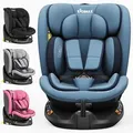 Produktbild: Kidimax® Ultima 360 i-Size Kindersitz 40–150 cm (0–12 Jahre), ECE R129/04, drehbar, mit Isofix & Top Tether, Gruppe 0+/1/2/3, 5-Punkt-Gurt, Blau