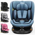 Produktbild: Kidimax® i-Size Kindersitz 40–150 cm (0–12 Jahre) | ECE R129/04 | 360° drehbar | mit Isofix & Top Tether | Gruppe 0+/1/2/3 | 5-Punkt-Gurt | verst. Kopfstütze | Autokindersitz Kinderautositz, Blau