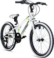 Produktbild: Bergsteiger Kansas 20 Zoll Kinderfahrrad, geeignet für 6, 7, 8, 9 Jahre, Shimano 6 Gang-Schaltung, Mountainbike mit Weißwandbereifung, Jungen-Fahrrad, Mädchen-Fahrrad