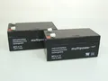 Produktbild: 2 x Multipower MP3,4-12  12V 3400mAh | Blei-AKKU | wartungsfrei **NEU mit RG**