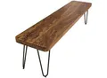 Produktbild: FineBuy Sitzbank Massiv 180cm Esszimmerbank Holzbank Küchenbank Holz