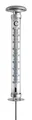 Produktbild: Analoges Gartenthermometer Solino, 12.2057, mit Solarbeleuchtung, wetterfest,...