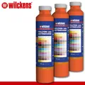 Produktbild: Wilckens 3x 750 ml Vollton- & Abtönfarbe | Reinorange | Wandfarbe wetterbständig