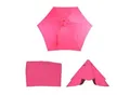 Produktbild: Ersatz-Bezug für Sonnenschirm Lissabon, Sonnenschirmbezug Ersatzbezug, Ø 3m Polyester 6 Streben ~ pink