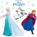 Produktbild: Komar Fenstersticker Frozen Snowflake 31 cm x 31 cm