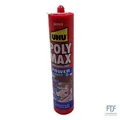 Produktbild: UHU POLY MAX POWER Montagekleber weiß, Kartusche 425g- Aufsatzdüse fehlt