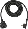Produktbild: Brennenstuhl Kunststoff Verlängerungskabel Flachstecker IP 20 Kabel 5m schwarz