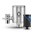 Produktbild: Alb Filter Wasserhahnfilter Duo Active Trinkwasserfilter, reduziert Schadstoffe, mit Aktivkohle, Made in Germany, Edelstahl