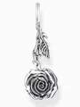 Produktbild: Thomas Sabo PE981-637-21 Anhänger midnight rose silber groß Damen