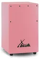 Produktbild: XDrum KC-37PK Kinder-Cajon - Kleine Cajon speziell für Kinder - Nur 36 cm hoch - Snare-Effekt durch stimmbare Gitarrensaiten - Pink