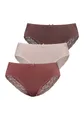 Produktbild: Vivance Jazz-Pants Slips (3er-Pack) aus elastischer Baumwolle mit floraler Spitze