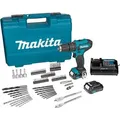Produktbild: Akku-Schlagbohrschrauber MAKITA 12V mit 2x 2,0 Ah Akku und Ladegerät im Koffer HP333DSAX1