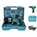 Produktbild: Akku-schlagbohrschrauber Hp333dsax1 12v 2x 2,0 Ah Akku + Lader Im Koffer - Makita