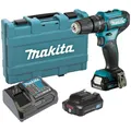 Produktbild: Makita HP333DSAX1 Akku-Schlagbohrschrauber 12 V / 2x 2,0 Ah Akku + Ladegerät