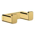 Produktbild: hansgrohe Doppelhaken AddStoris Wandmontage, Metall, polished gold optic