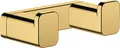 Produktbild: hansgrohe AddStoris - Handtuchhaken doppelt, Handtuchhalter, Bademantelhaken, verdeckte Befestigung, Badezimmer Zubehör, Polished Gold Optic, 41755990
