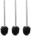 Produktbild: WENKO WC-Reinigungsbürste, (Set, 3-tlg), schwarz, Durchmesser 8 cm