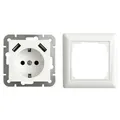 Produktbild: USB Steckdose 2 x USB-A Anschluss 2800mA Unterputz passend für Gira 55 Reinweiß