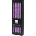 Produktbild: Stearin-Stabkerzen, 22/250 mm, Violett, KERZENFARM HAHN, Brenndauer ca. 10h, 4 Stück pro Verpackung