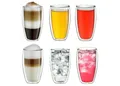 Produktbild: Creano Teeglas Thermoglas “SH” 6er-Set 400ml, Borosilikatglas, 6 Gläser