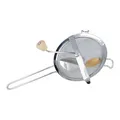 Produktbild: EUROHOME Passiermaschine Edelstahl mit abnehmbarem Rührwerk - Küchensieb Ø20 cm - Küchenmaschine mit feinem Sieb zum Passieren von Obst oder Gemüse - Manuelle Passiermaschine praktische Küchenhelfer