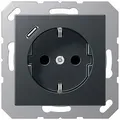 Produktbild: Jung A1520-18CANM SCHUKO Steckdose mit USB-Ladegerät, Serie A/AS, anthrazit matt - Grau