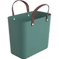 Produktbild: Albula - Einkaufskorb (25 L, Recycelter Pp-kunststoff), Farbe Grün, 25 L (40.0 X 23.5 X 34.0 Cm), Grün, 25l (40.0 X 23.5 X 34.0 Cm), Neu - Rotho