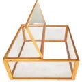 Produktbild: Freilaufgehege Holz 1000 x 1000 x 450 mm, Quadrat Stall mit flexibler Abdeckung, Kleintierstall Kaninchen Hasen, Freigehege - Wiltec