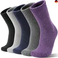 Produktbild: Damen Merinowolle Socken Wandersocken Dicke Thermosocken Warme Atmungsaktive Wol