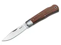 Produktbild: Böker Plus® Lockback Bubinga - EDC Zweihandmesser mit 440C Klinge 9 cm - Lockback-Messer in Messer-Etui -klassisches Taschenmesser mit Holzgriff