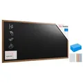 Produktbild: ALLboards Tafel ALLboards Kreidetafel Holzrahmen Schreibtafel Wandtafel 100 cm x 200 cm
