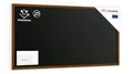 Produktbild: ALLboards Kreidetafel Wasserfest mit lackiertem Holzrahmen 200x100cm, Schwarz, Schreibtafel, Kreide