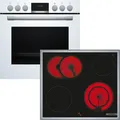 Produktbild: Bosch HND411LW63 - Einbauherd & Elektrokochfeld mit 5 Jahre Garantie, HEA513BW3 & NKN645GA2E, Mit Rahmen aufliegend, 60 cm