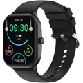 Produktbild: Denver SmartWatch SWC-187B Schwarz 2.04 Zoll AMOLED Bluetooth Anrufe IP67 Puls