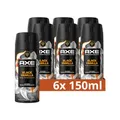 Produktbild: 6x Axe Fine Fragrance Collection Premium Bodyspray Black Vanilla Deo ohne Aluminium für 72 Stunden Frische 150 ml