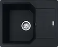 Produktbild: FRANKE Spüle URBAN UBG 611-62 in BLACK MATT mit Drehexcenterbedienung Edelsta...