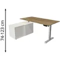 Produktbild: Kerkmann Schreibtisch Move 1, 2230, eiche, mit Sideboard, elektrisch verstellbar, 160 x 102cm