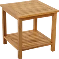Produktbild: Beistelltisch Lowa Holz Akazie Gartentisch Terrassentisch Outdoor Tisch Möb ...