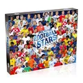 Produktbild: World Football Stars 1000teiliges Puzzlespiel, Fußballspieler wie Harry Kane,...