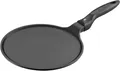 Produktbild: WMF Crêpepfanne Devil, 27 cm, Crepe Pfanne Induktion, PermaDur Antihaftversiegelung, Aluminiumguss, mit Teigverteiler und Wender, für alle Herdarten geeignet