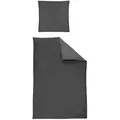 Produktbild: Irisette Bettwäsche, Anthrazit, Textil, Uni, 155x200 cm, Oeko-Tex® Standard 100, Oeko-Tex® Made IN Green, pflegeleicht, hautfreundlich, bügelleicht, 100% feinster Baumwollsatin mit Seiden-Finish, weiche und anschmiegsame Oberfläche, edel glänzend, Schlaftextilien, Bettwäsche, Bettwäsche, Satin-Bettwäsche