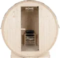 Produktbild: HOME DELUXE Outdoor Fasssauna LAHTI - ideal für 4 Personen aus Fichtenholz