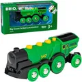 Produktbild: BRIO World 33593 Grüner Gustav Batterielok, aus Kunststoff, Licht und Sound, batteriebetrieben