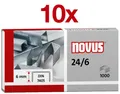 Produktbild: 10.000 novus Heftklammern SUPER 24/6