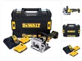 Produktbild: DeWalt DCW 682 D2T Akku Flachdübelfräse 18 V 102 x 20 mm + 2x Akku 2 Ah + Lader