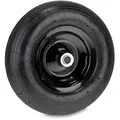 Produktbild: Relaxdays - Schubkarrenrad, 3.50-6, Luftbereift, 2 Pr, Ersatzrad Bis 120 Kg, Luftreifen Mit Ventil, Stahlfelge, Schwarz