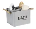 Produktbild: WENKO Badbox Gara Grau Industrial Style Organizer Aufbewahrungsbox Stahl
